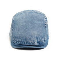 Randolph Washed Denim Flat Cap