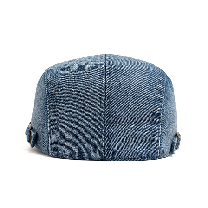 Randolph Washed Denim Flat Cap