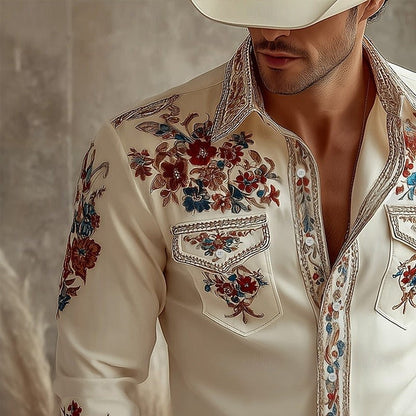 Lander Embroidered Western Long Sleeve Shirt_2
