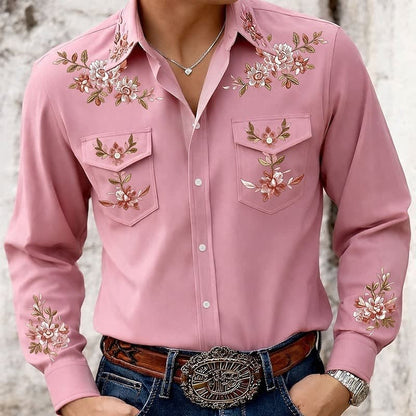 Lander Embroidered Western Long Sleeve Shirt_4