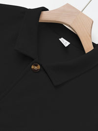 Dickson Textured Weave Button Up Overshirt