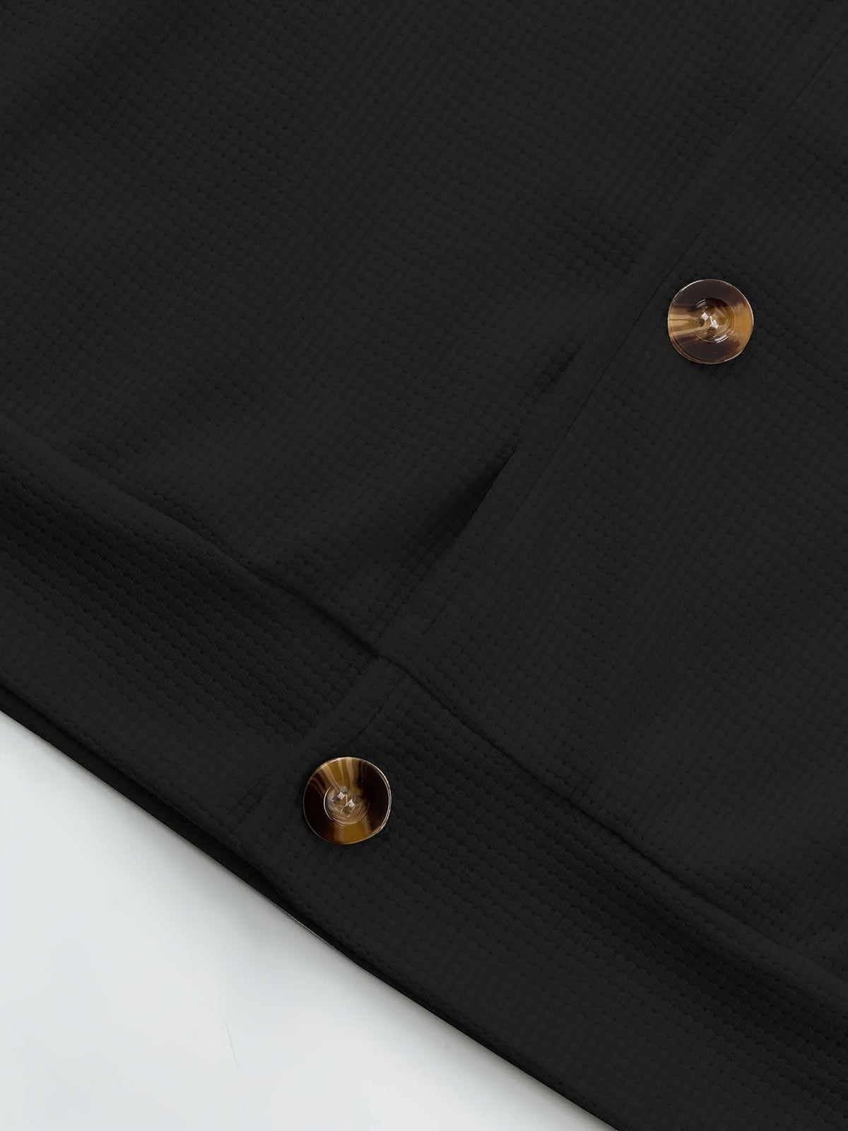 Dickson Textured Weave Button Up Overshirt