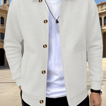 Dickson Textured Weave Button Up Overshirt_17