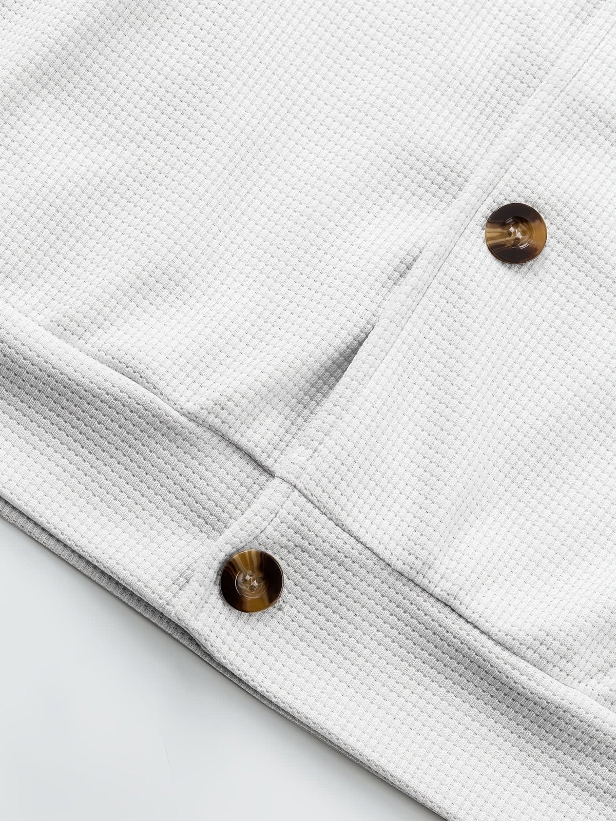 Dickson Textured Weave Button Up Overshirt