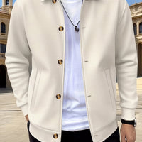 Dickson Textured Weave Button Up Overshirt