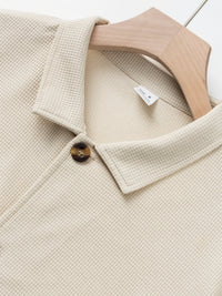 Dickson Textured Weave Button Up Overshirt