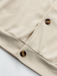 Dickson Textured Weave Button Up Overshirt