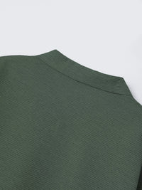 Dickson Textured Weave Button Up Overshirt