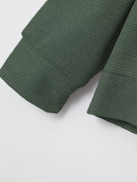 Dickson Textured Weave Button Up Overshirt