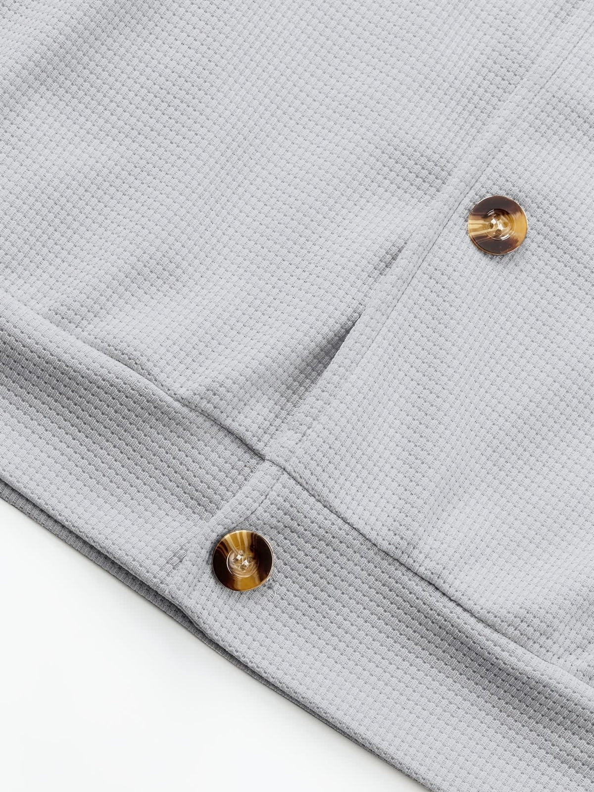 Dickson Textured Weave Button Up Overshirt