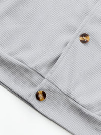 Dickson Textured Weave Button Up Overshirt