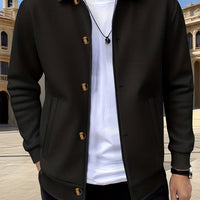 Dickson Textured Weave Button Up Overshirt