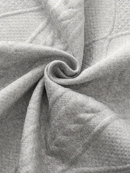 Gibson Raised Cable Texture Crew Neck Top_5