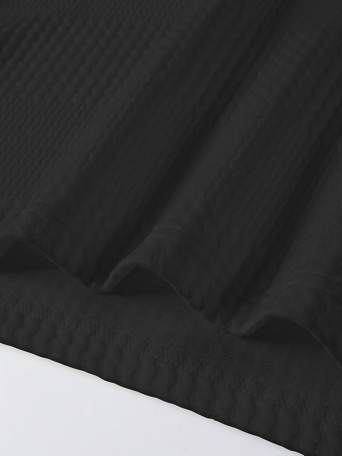 Hamlin Waffle Texture Long Sleeve Polo