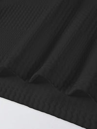 Hamlin Waffle Texture Long Sleeve Polo