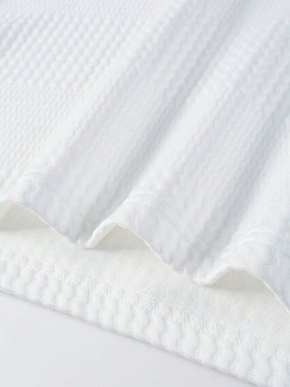 Hamlin Waffle Texture Long Sleeve Polo_5