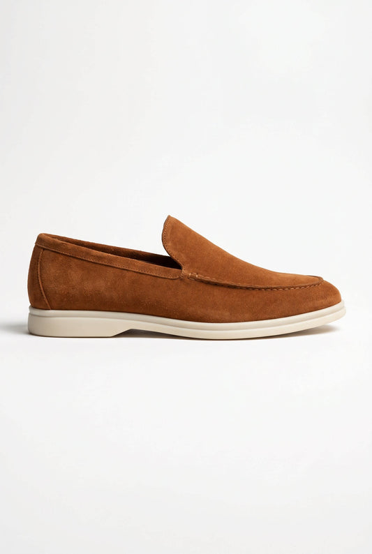 Hurst Suede Slip On Loafers_1