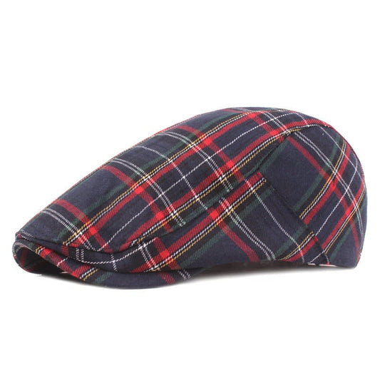 Rafael Tartan Check Flat Cap_1
