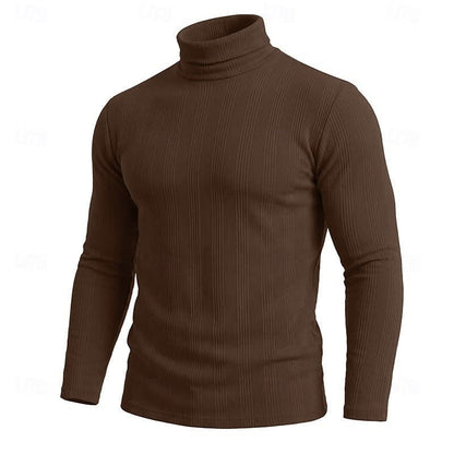 Gaston Vertical Rib Knit Turtleneck_12