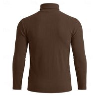 Gaston Vertical Rib Knit Turtleneck