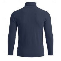 Gaston Vertical Rib Knit Turtleneck