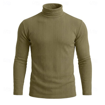 Gaston Vertical Rib Knit Turtleneck_7