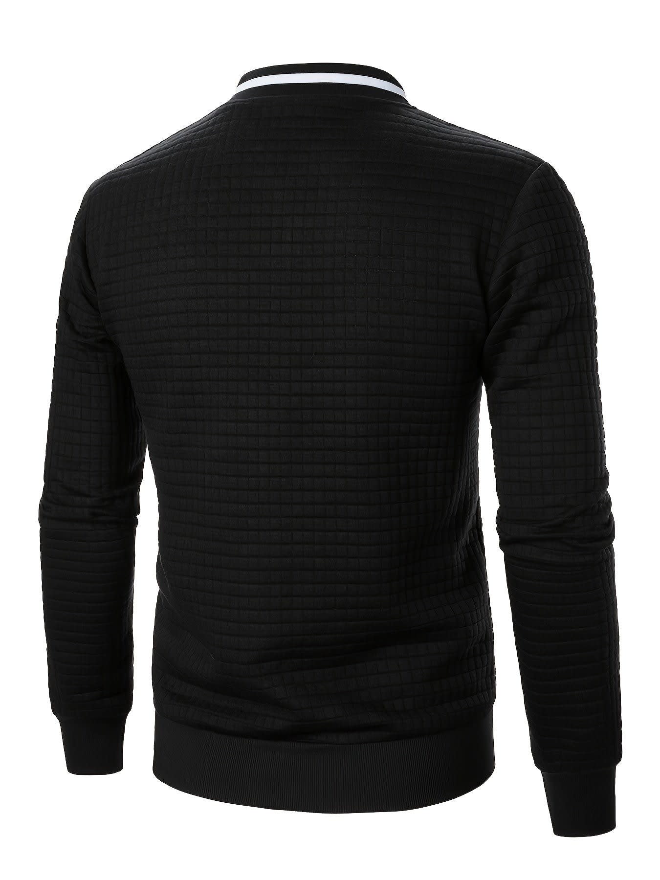 Hagen Quilted Zip Up Bomber Jacket_10