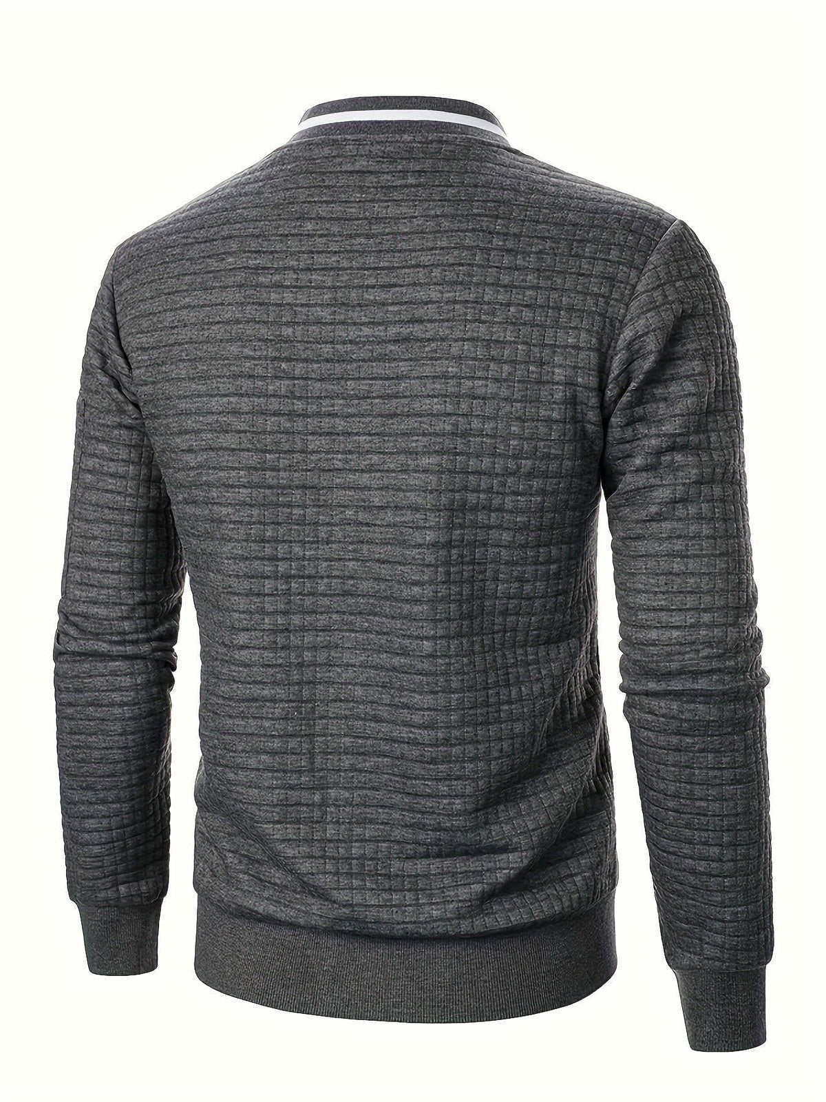 Hagen Quilted Zip Up Bomber Jacket