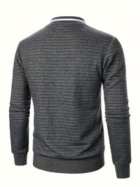 Hagen Quilted Zip Up Bomber Jacket