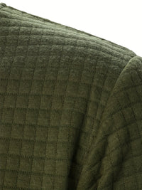 Hagen Quilted Zip Up Bomber Jacket