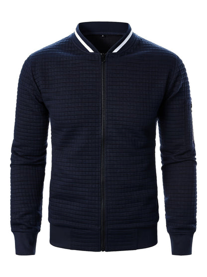 Hagen Quilted Zip Up Bomber Jacket_26