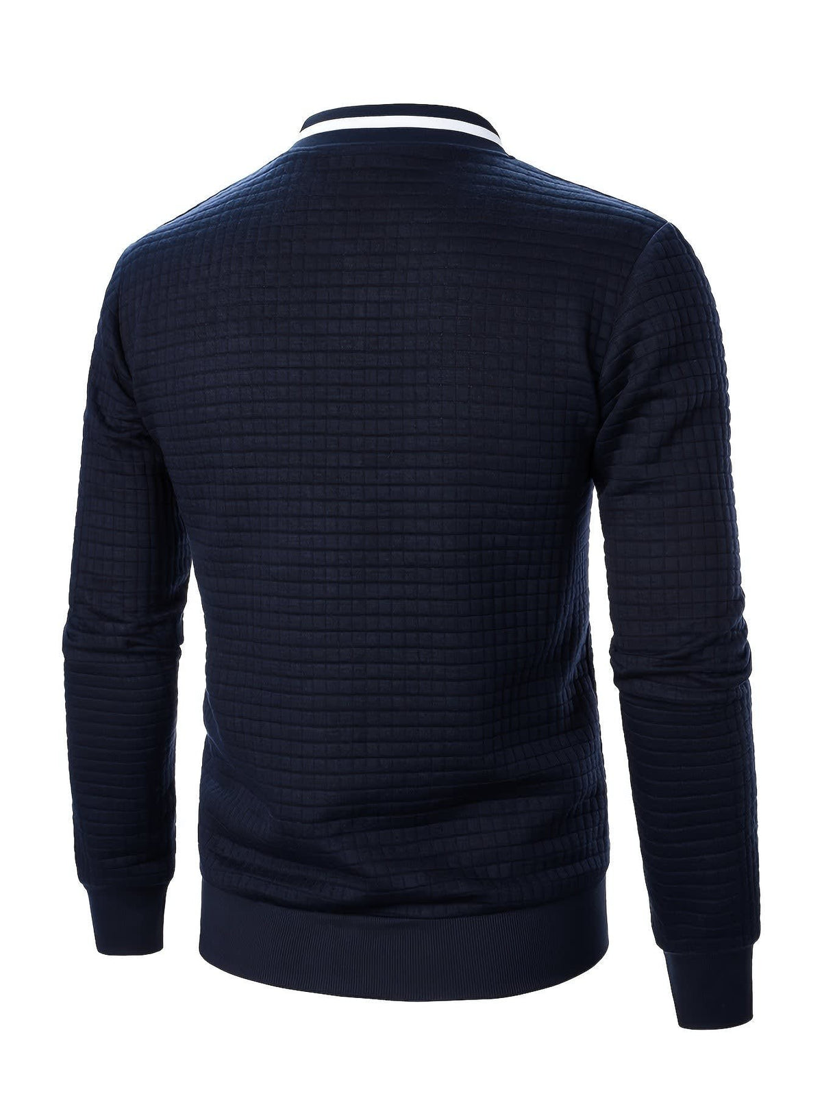 Hagen Quilted Zip Up Bomber Jacket