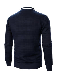 Hagen Quilted Zip Up Bomber Jacket
