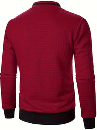 Hagen Quilted Zip Up Bomber Jacket