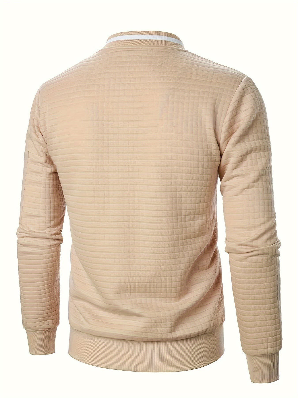 Hagen Quilted Zip Up Bomber Jacket