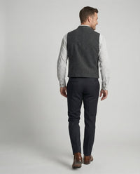 Paget Embroidered Stand Collar Waistcoat