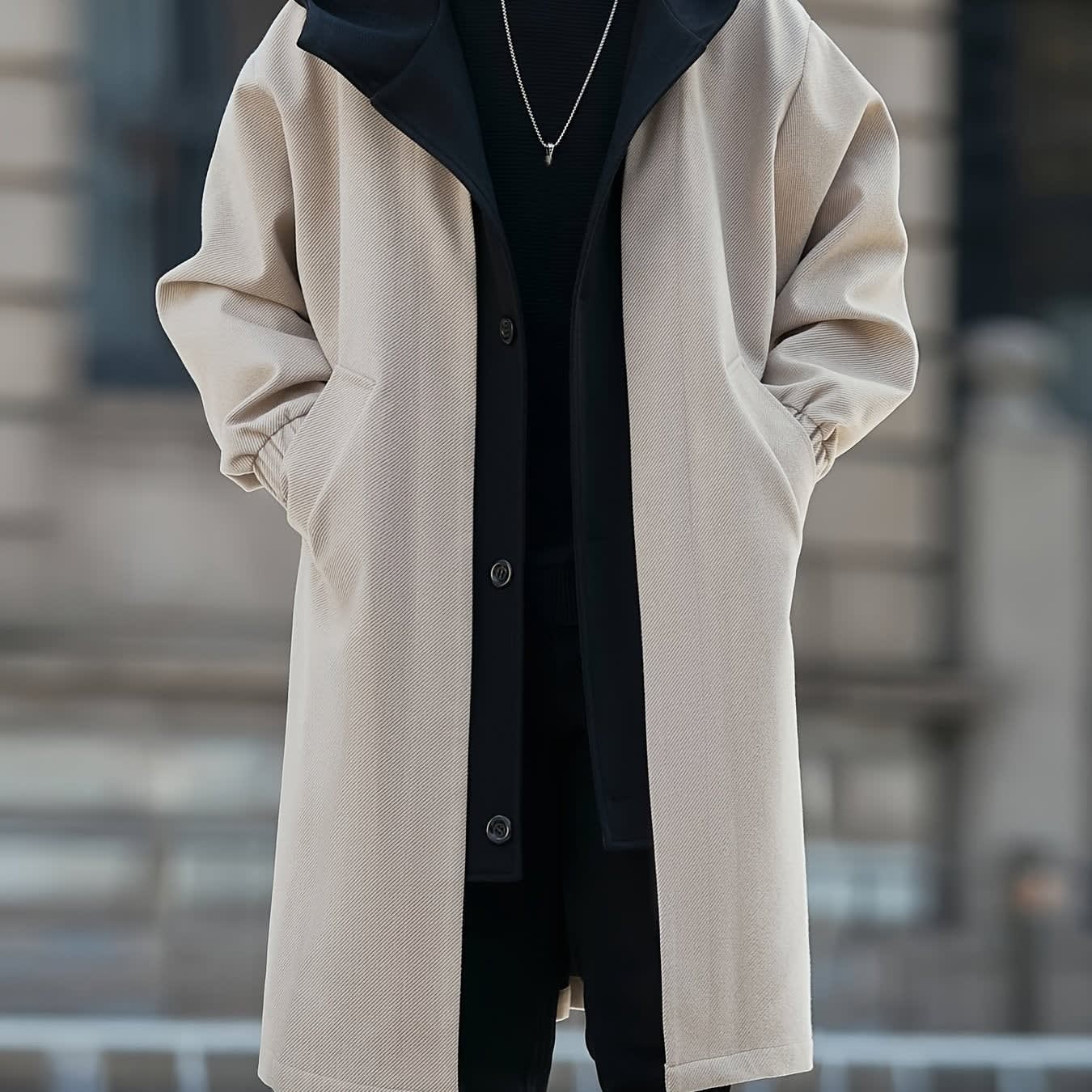 Durant Twill Longline Hooded Coat_1