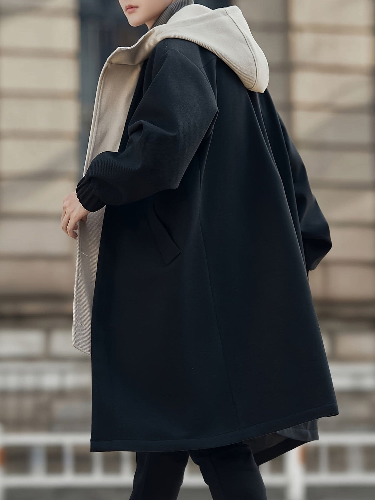 Durant Twill Longline Hooded Coat