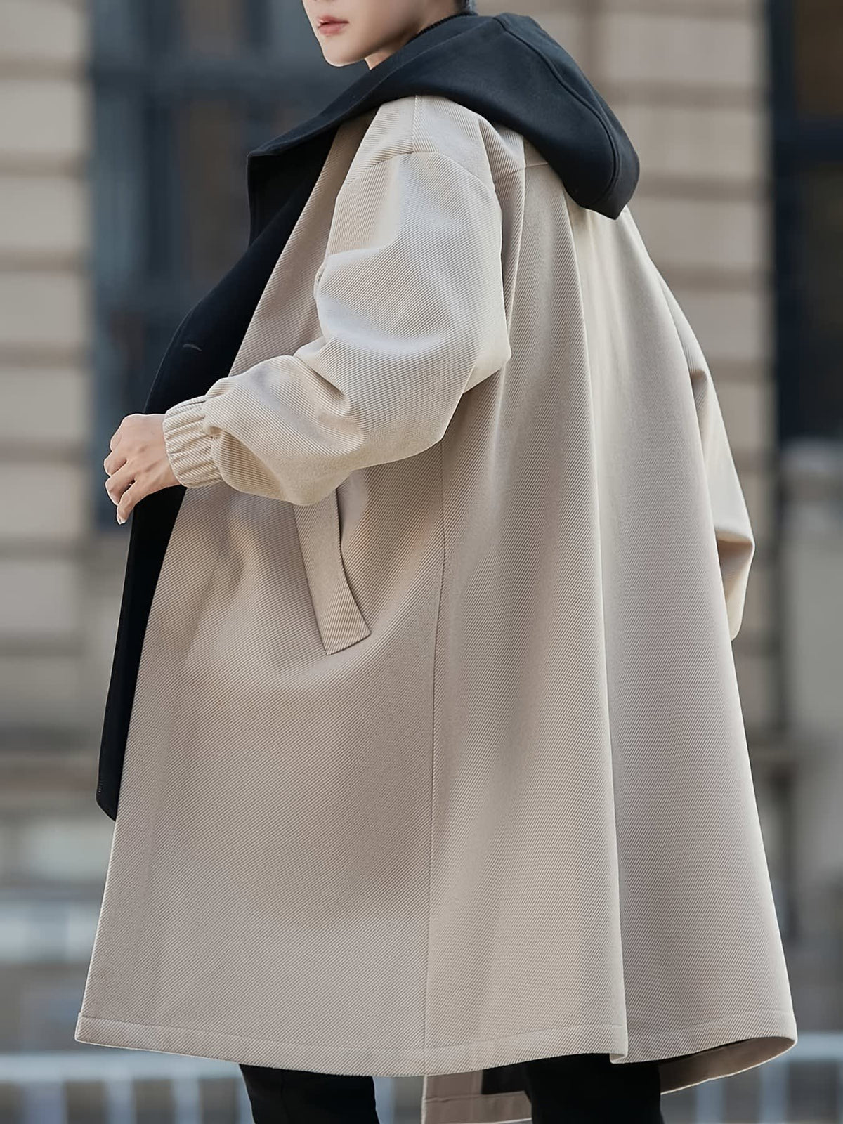 Durant Twill Longline Hooded Coat