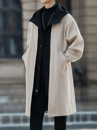 Durant Twill Longline Hooded Coat