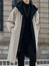 Durant Twill Longline Hooded Coat