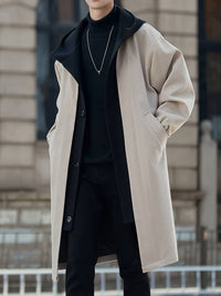 Durant Twill Longline Hooded Coat