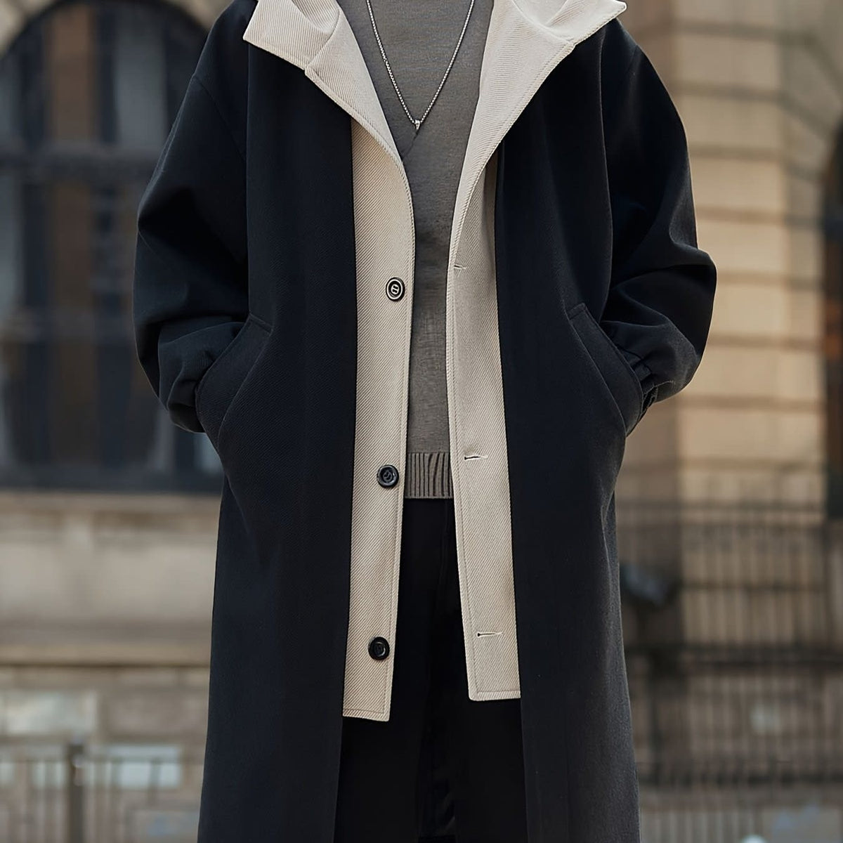 Durant Twill Longline Hooded Coat