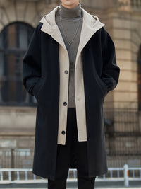 Durant Twill Longline Hooded Coat