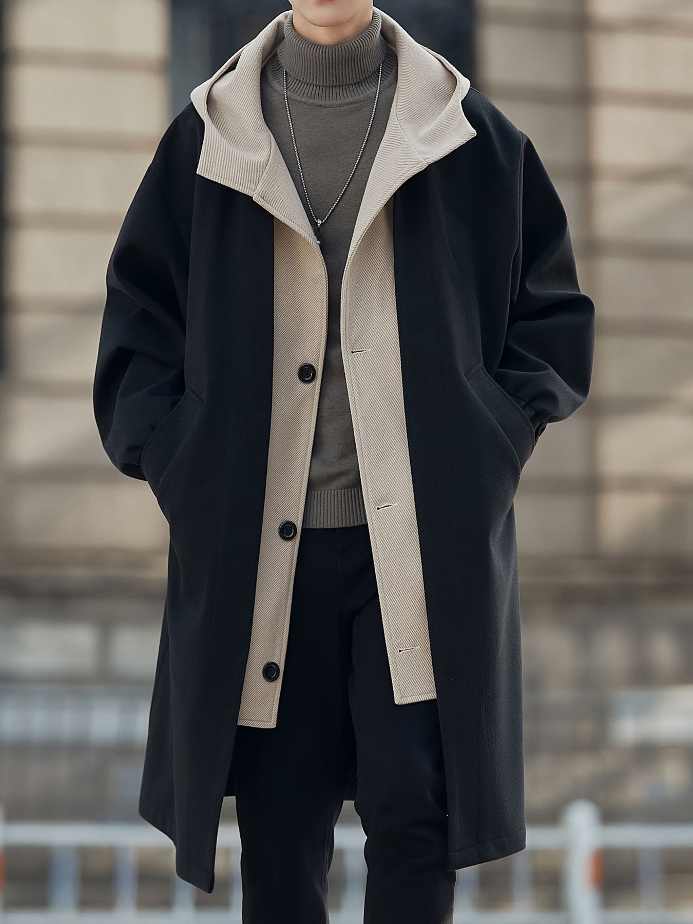 Durant Twill Longline Hooded Coat_8