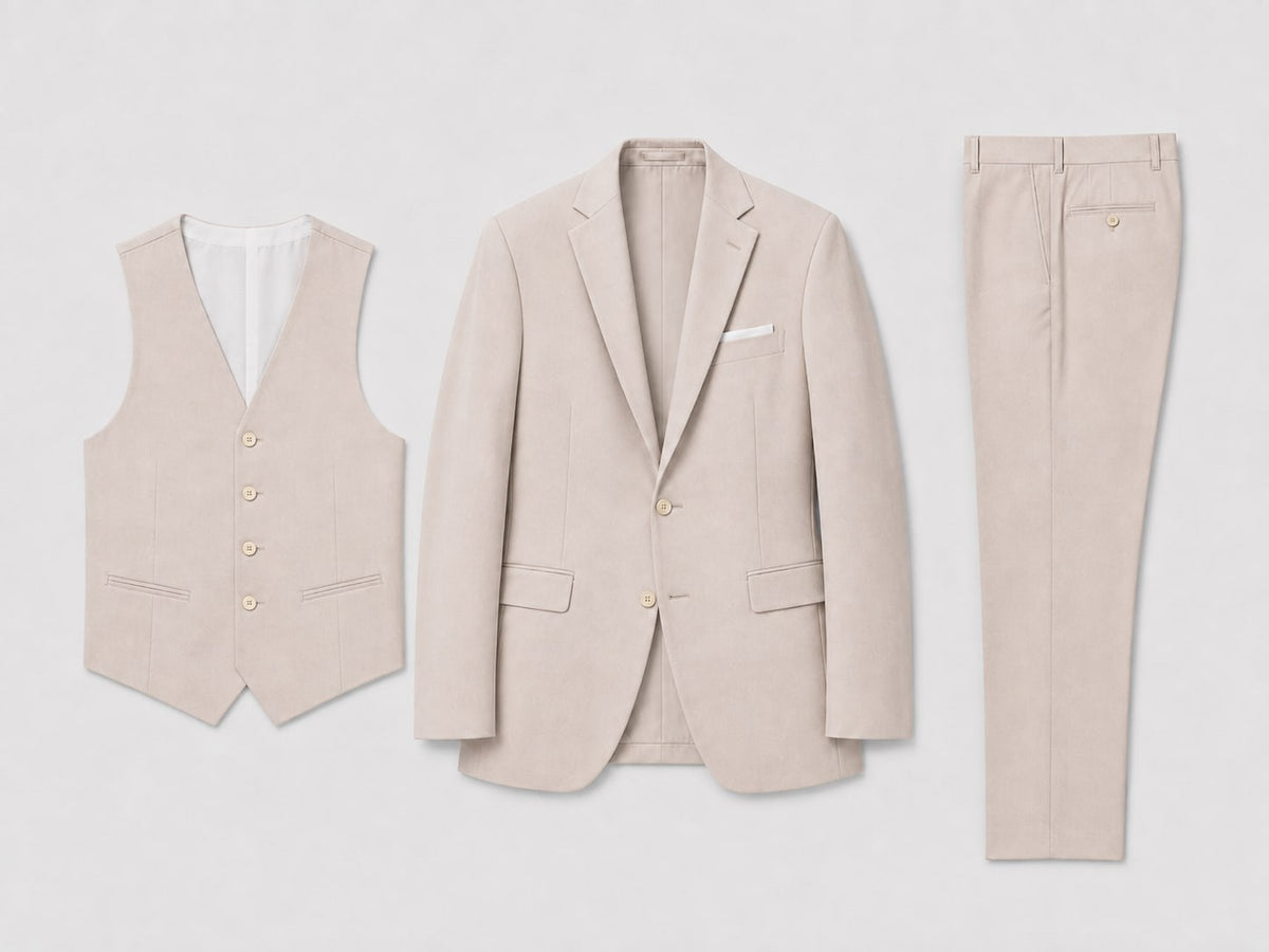 Lancaster Slim Fit Three Piece Suit_1