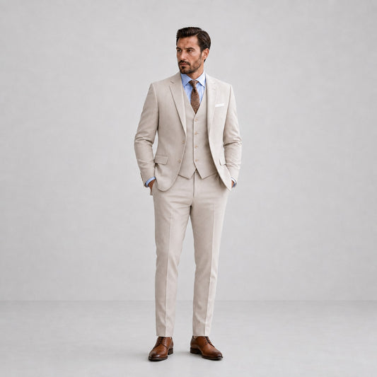 Lancaster Slim Fit Three Piece Suit_2