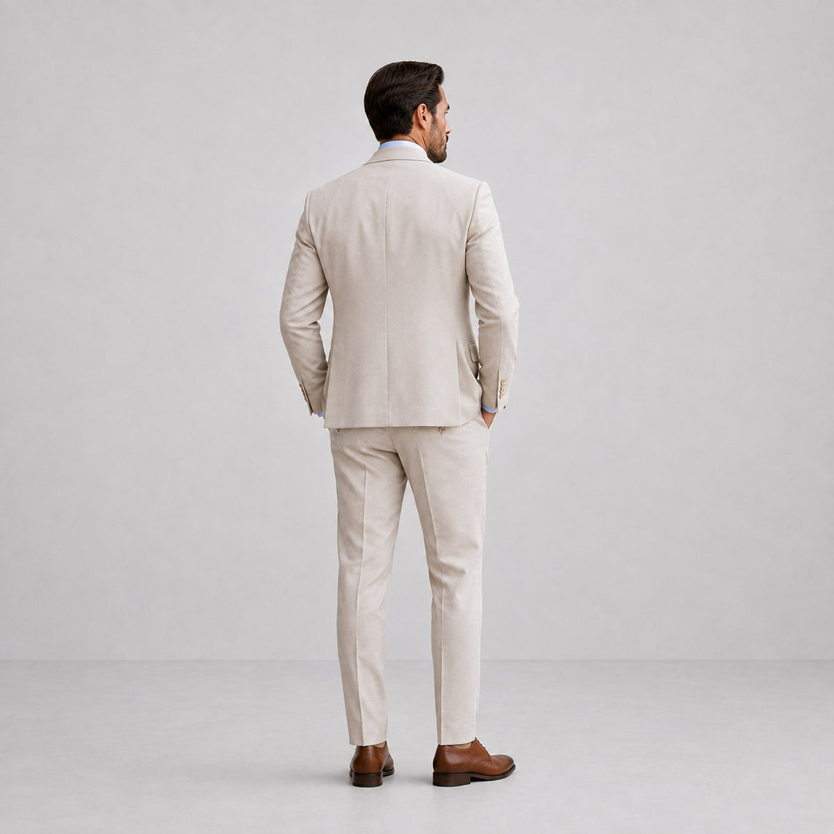 Lancaster Slim Fit Three Piece Suit_3