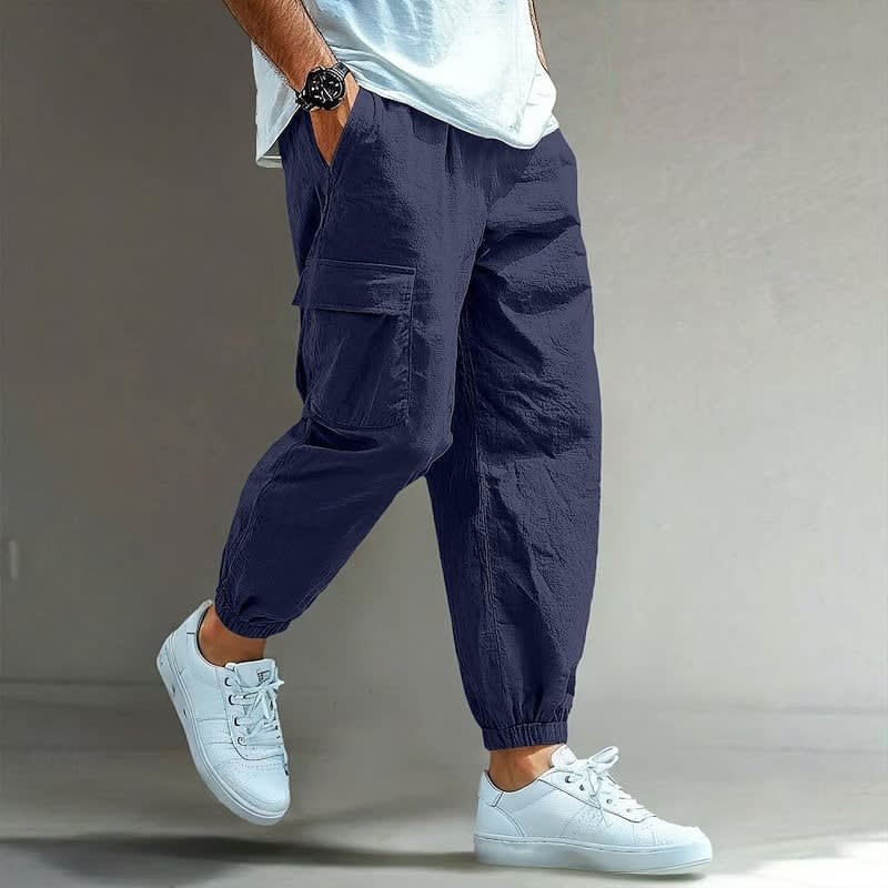 Kester Elastic Waist Cargo Trousers