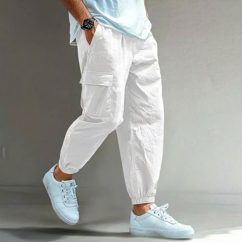 Kester Elastic Waist Cargo Trousers